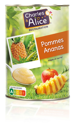 Compote de pomme ananas allégé  