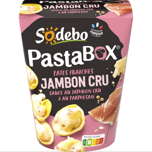 Tortellini au jambon cru sauce au jambon cru et au parmesan 