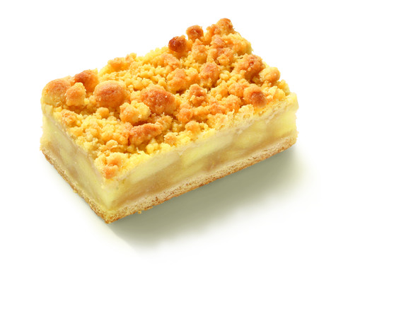 Tarte aux pommes crumble prédécoupée 36 parts 