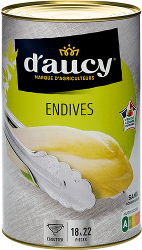 Endives calibre 18/22 cultivé 100 % en France 