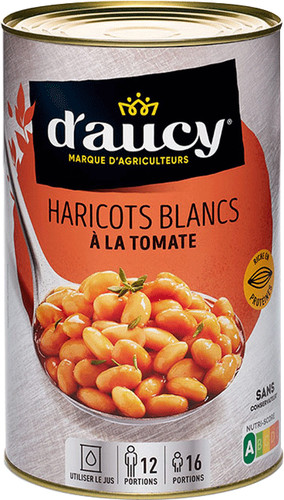 Haricot blanc a la tomate boite 5/1 