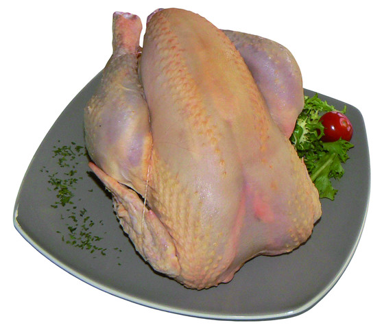 Poulet fermier jaune d'Ardèche pac nu label rouge 