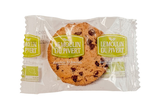 Cookie aux pépites chocolat noir bio pièce de 17.5g