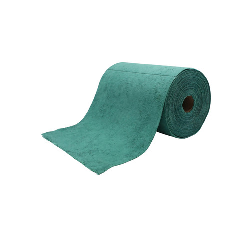 Rouleau pré découpé de m fibres nettoyantes et absorbantes 30cm x 30cm verte