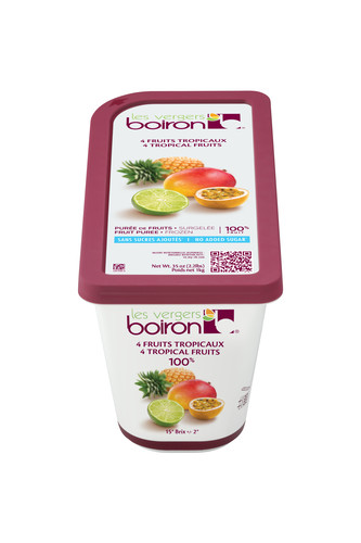 Purée de fruits tropicaux sans sucre 