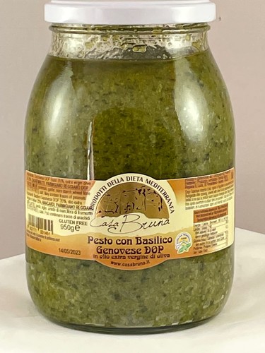 Pesto vert génovese basilic à l'huile d'olive vierge extra 