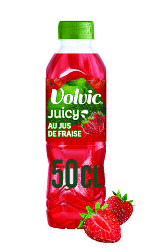 Eau minérale volvic juicy fraise 