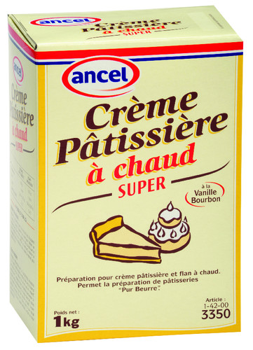 Crème pâtissière à chaud supérieur, préparation à chaud