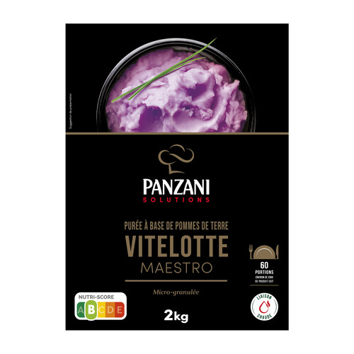 Purée de pomme de terre vitelotte 