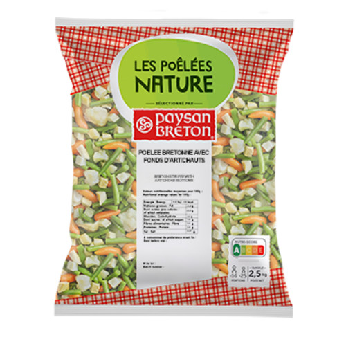 Poelée bretonne avec fond d'artichaut 
