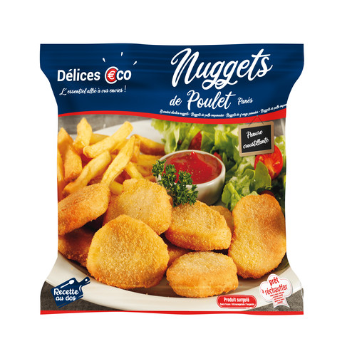 Nuggets de poulet pané 30% halal 