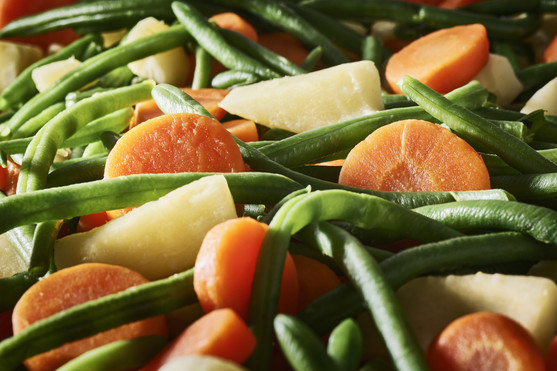 Poêlée 3 légumes bio haricots verts, carottes, panais minute