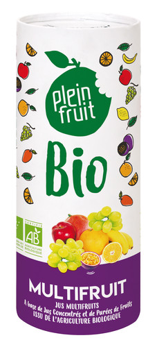 Jus multifruit bio  boite de 23.5 cl