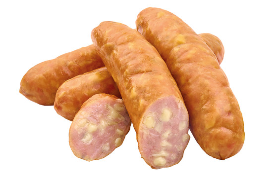 Saucisse de porc aux couteaux au maroilles aop 