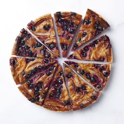 Tarte normande aux pommes et aux cassis prédécoupé 10 parts 