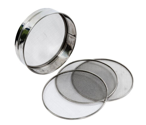 Tamis en inox 4 mailles interchangeables diamètre 21 cm