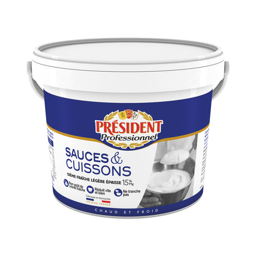 Crème fraiche épaisse légère 15 % mg 