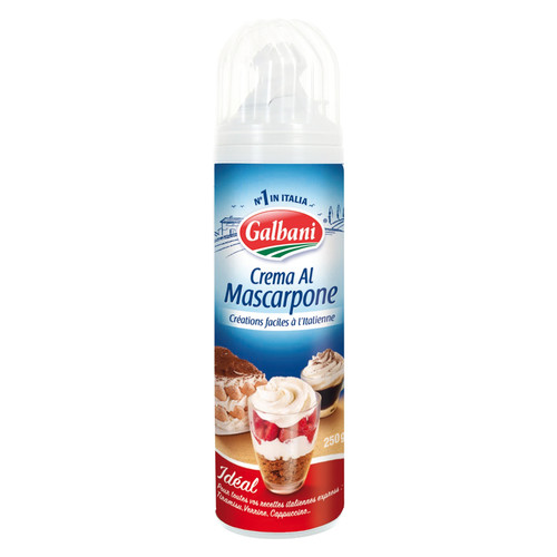 Crème fouettée avec pointe de mascarpone UHT 33% m.g. 