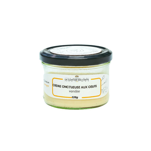 Crème onctueuse aux oeufs vanillée 