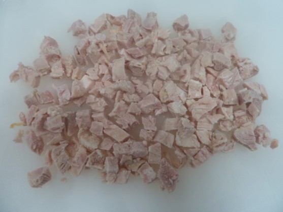 Cube de poulet iqf  