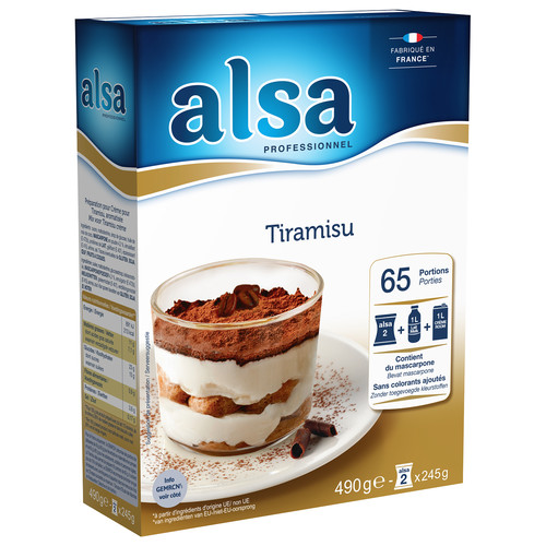 Crème tiramisu 65 portions 