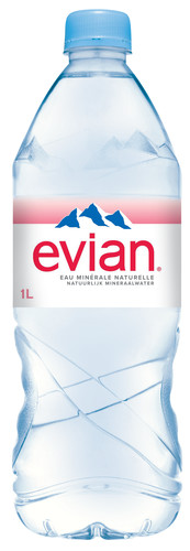 Eau minérale evian  