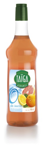 Sirop d'agrumes sans sucre pamplemousse rose, citron, et orange
