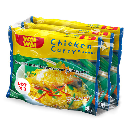 Nouilles instantanées Poulet curry 