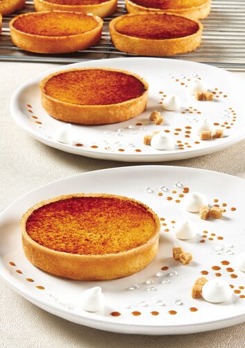 Tartelette saveur crème brulée  