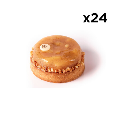 Tartelette pomme caramel rond individuel 