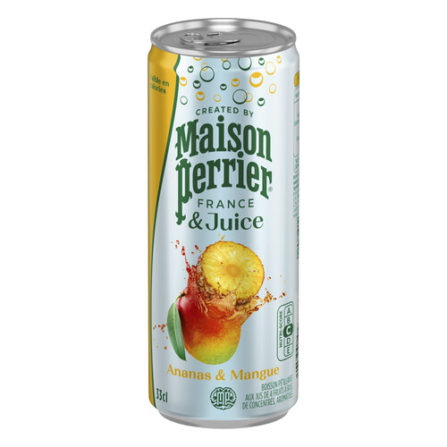Perrier magnetic juce ananas mangue 