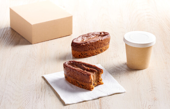 Duo cookie flan chocolat