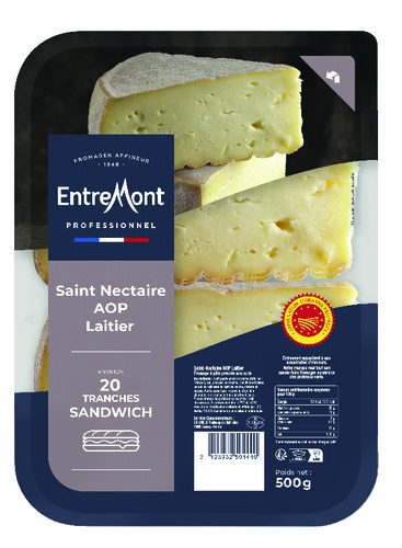 Saint nectaire prétranché aop  