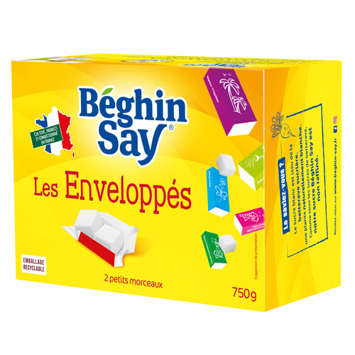 Sucre en morceaux n°7, enveloppé par 2 