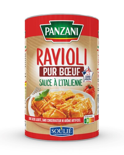 Ravioli pur boeuf avec sauce italienne 