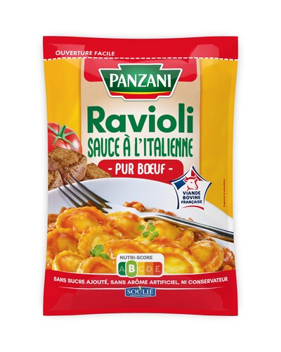 Ravioli pur boeuf à la sauce italienne 
