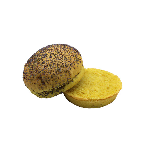 Pain burger curry graine de pavot 