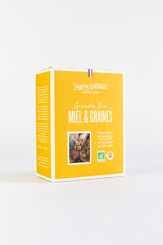 Granola mélange de graines et miel bio 