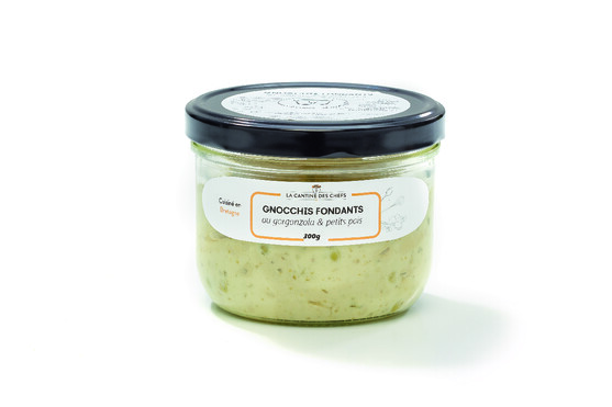 Gnocchis fondants au gorgonzola et petits pois 
