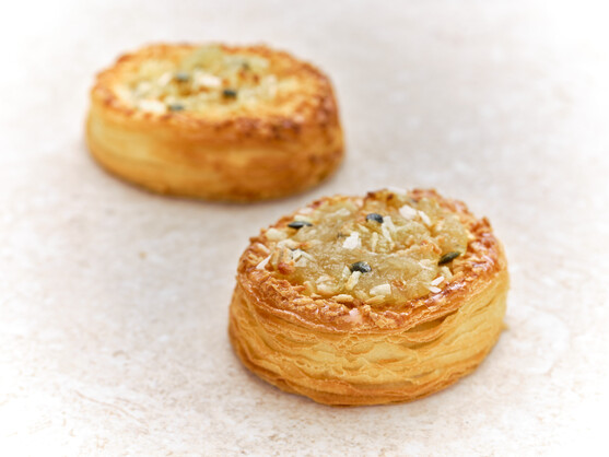 Mini tartelette ananas passion beurre fin prêt à cuire 