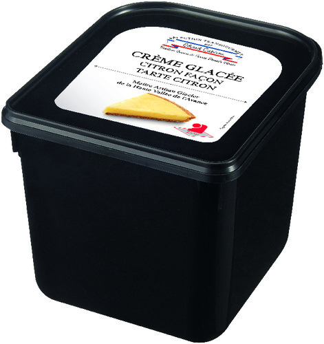 Crème glacée façon tarte citron 
