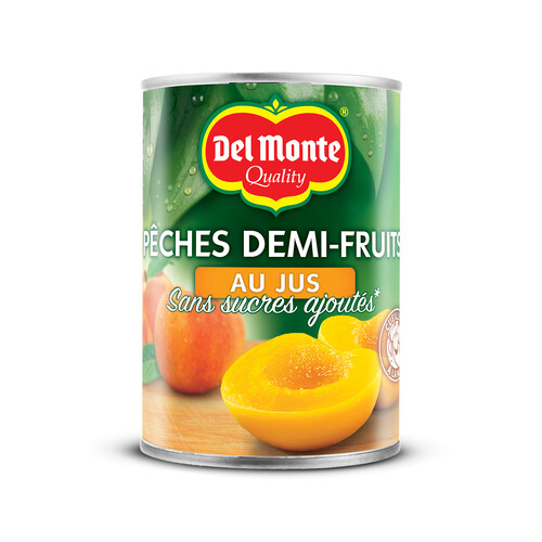 Pêche oreillon au jus 1/2  