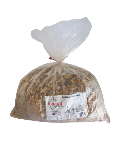Graton fougasse pur porc sac de 4 kg 