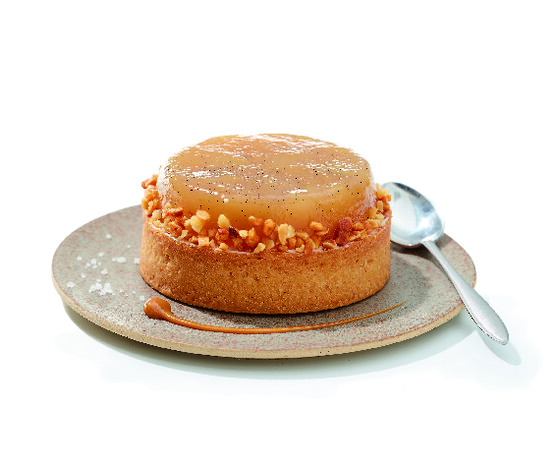 Tartelette pomme caramel rond individuel 