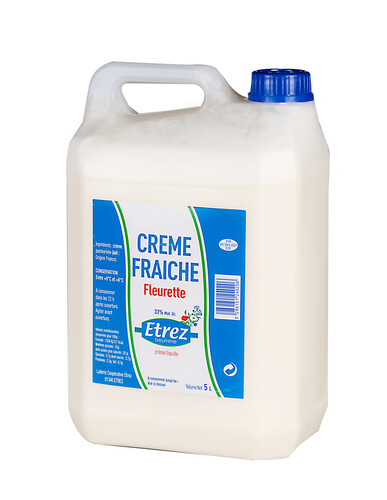 Crème fraîche fleurette 33% m.g. 