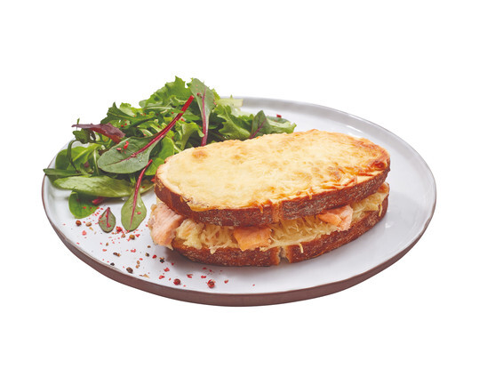 Croque saumon  