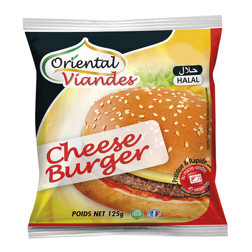 Cheese burger halal  