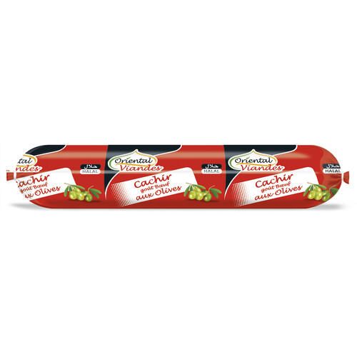 Cachir saveur boeuf et olive halal 