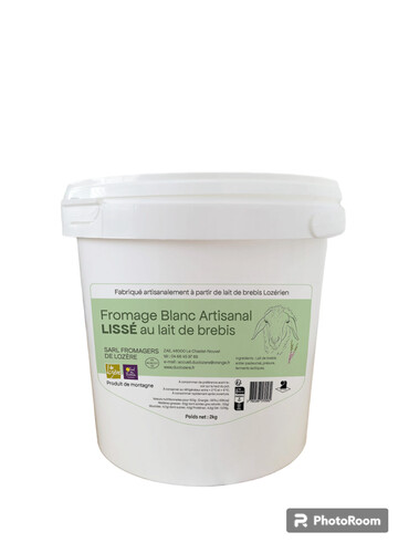 Fromage blanc brebis artisanal  