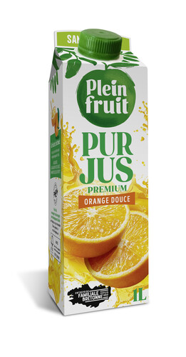 Jus d'orange pur premium  